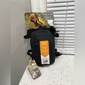 NWT 3 in 1 K9 Sport Sack Dog Backpack Carrier- Large up to 30 lbs in Black